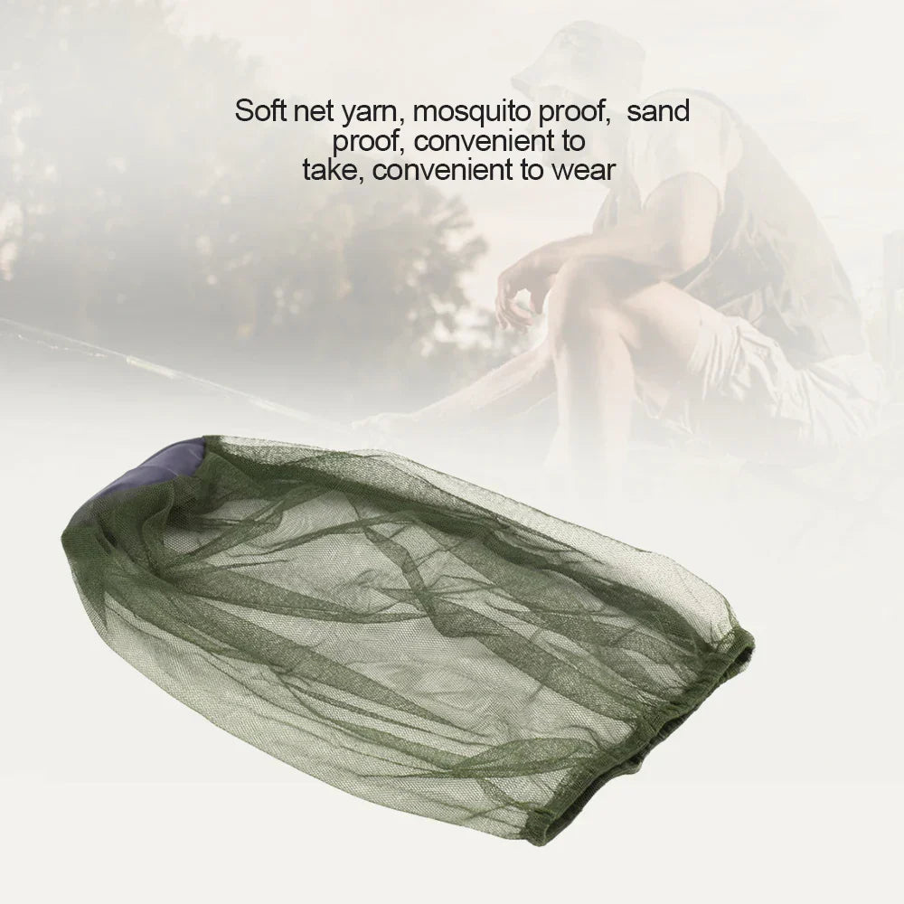 Safe Travel Camping Mesh Cap Insect-proof Hat Net