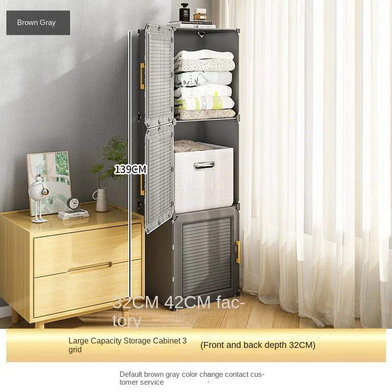 Large Size Clothes Folding Cabinets Splice Storage Toy