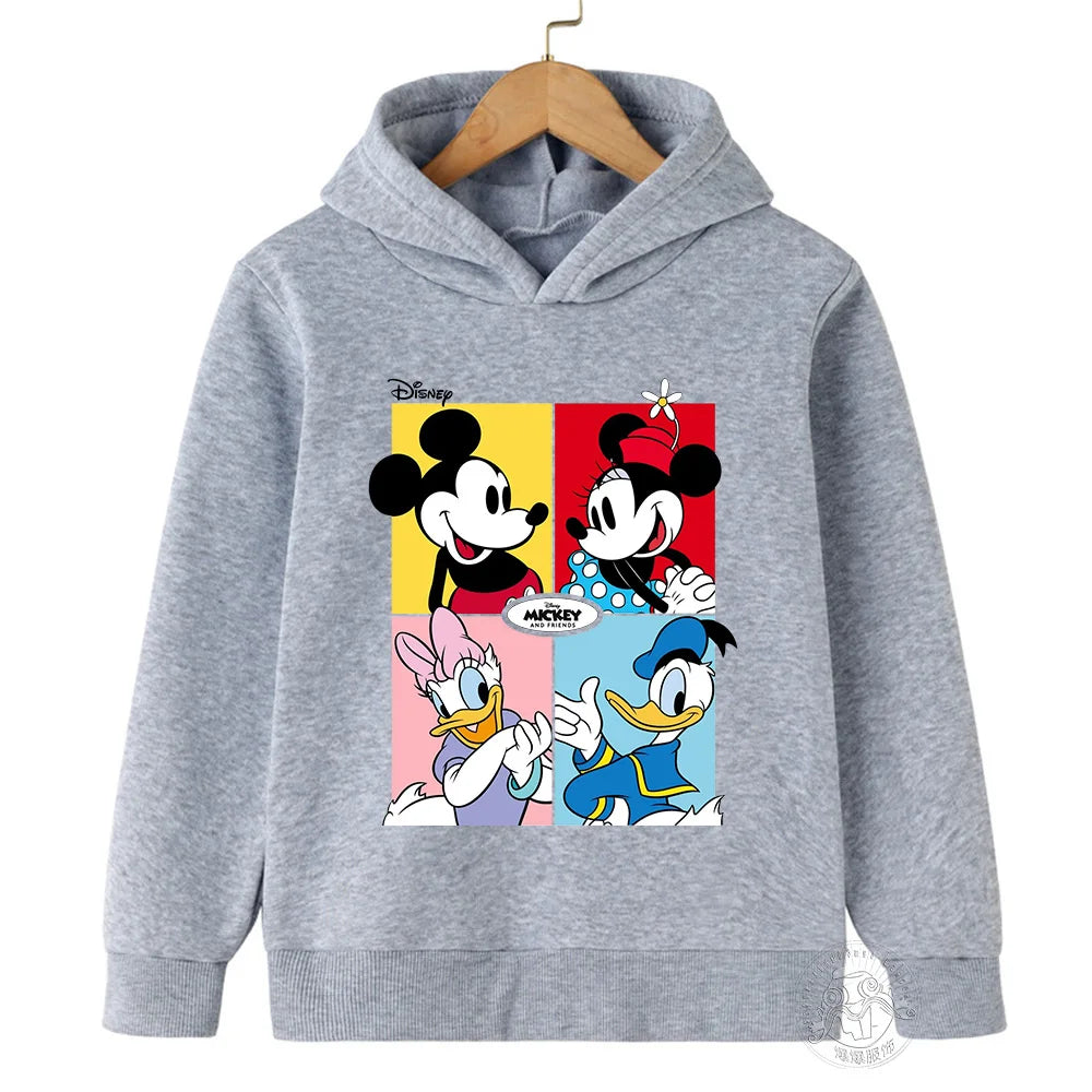 Sweatshirts Manga Anime Mickey Minnie Mouse Hoodie Kid