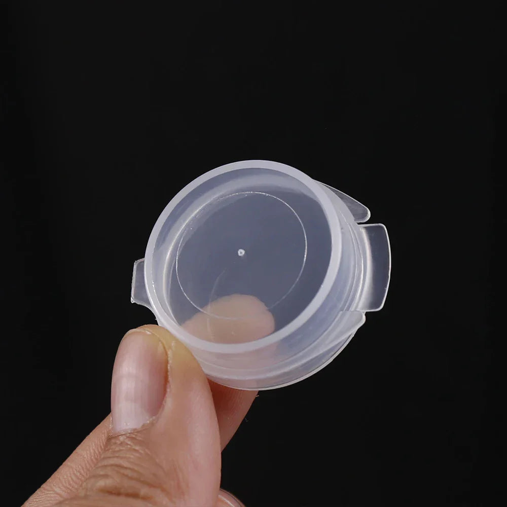 100pcs 5g Plastic Nail Glitter Jar Mini Cream
