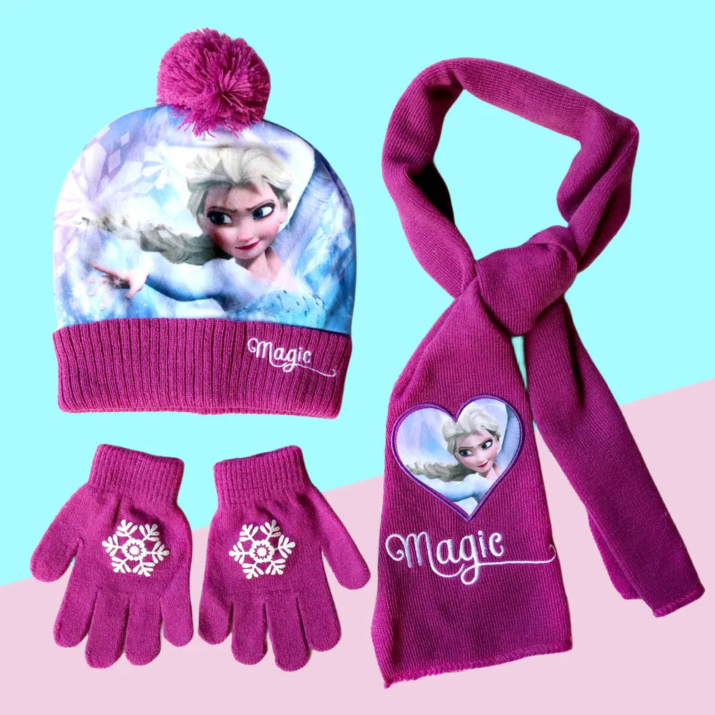 New Autumn Winter Children Hat Elsa Classics Disney