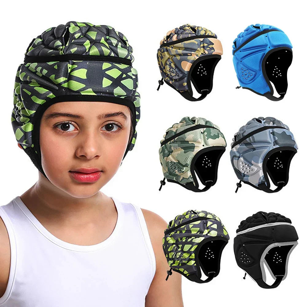 Rugby Soft Helmet Soccer Headgear Football Headguard for