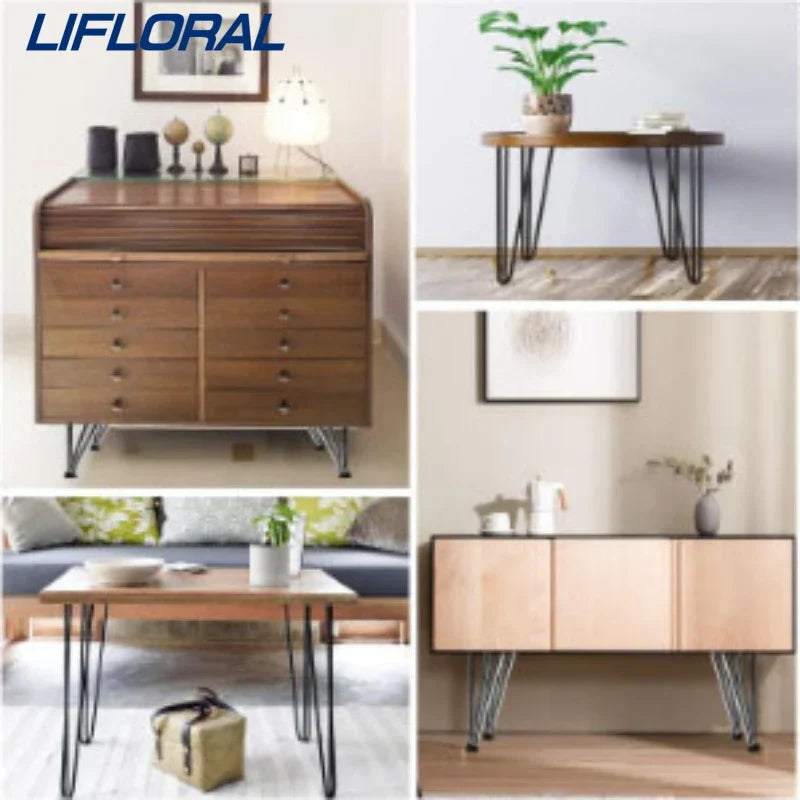 4Pcs 10cm Metal Table Legs Hairpin Furniture Legs