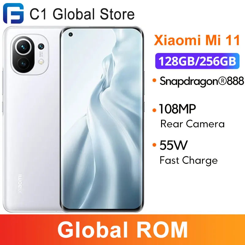 Global ROM Xiaomi Mi 11 Smartphone Snapdragon 888