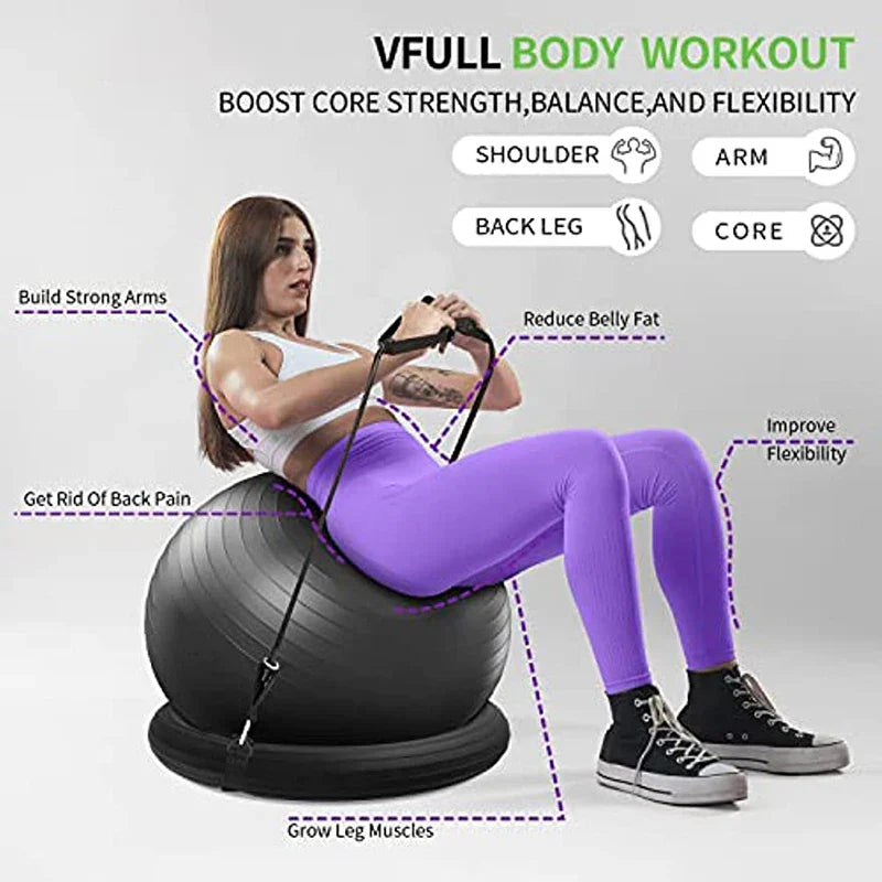 Fitness Yoga Ball Chair Exercis Stability Ball Chair
