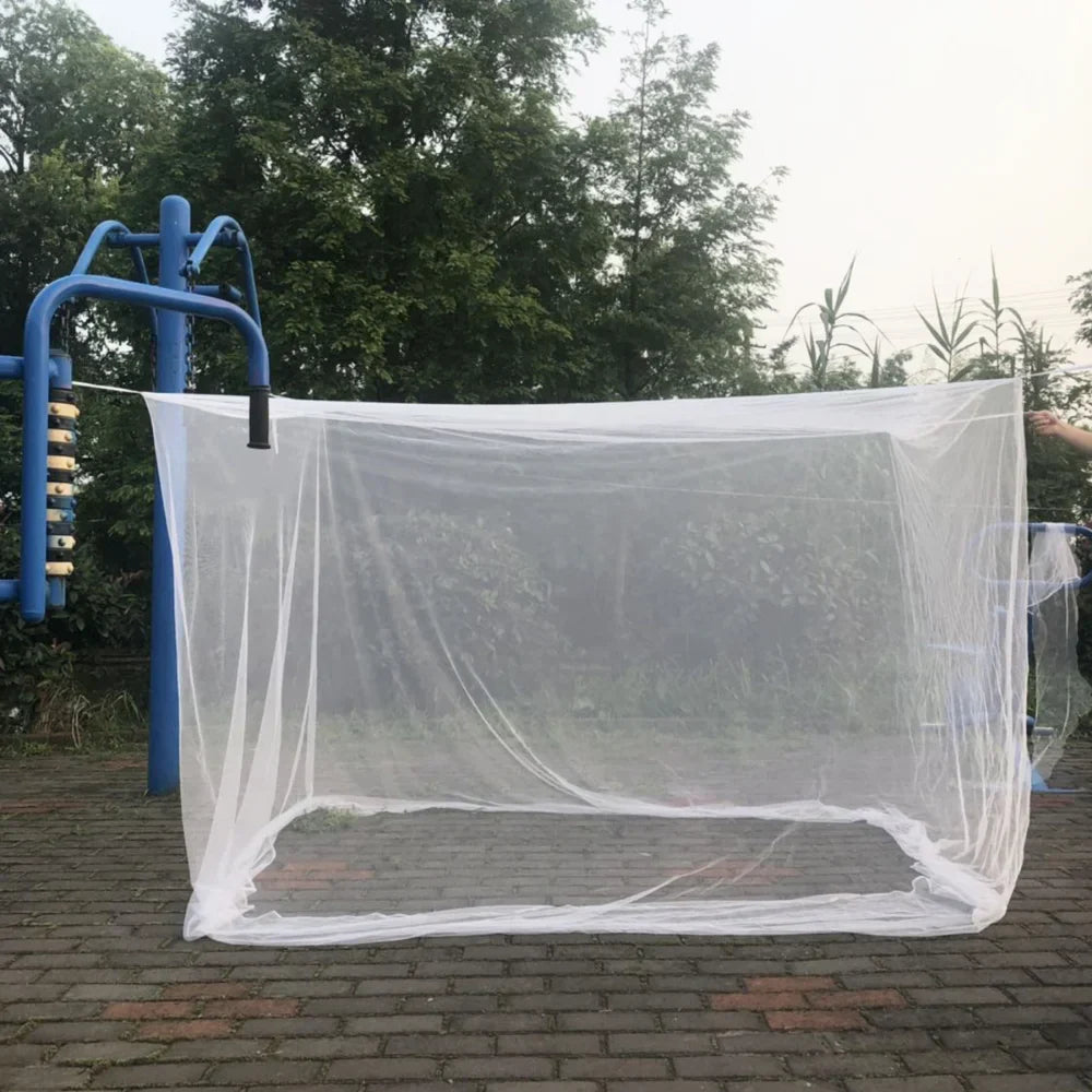 Outdoor Large White Camping Mosquito Net Travel Portable