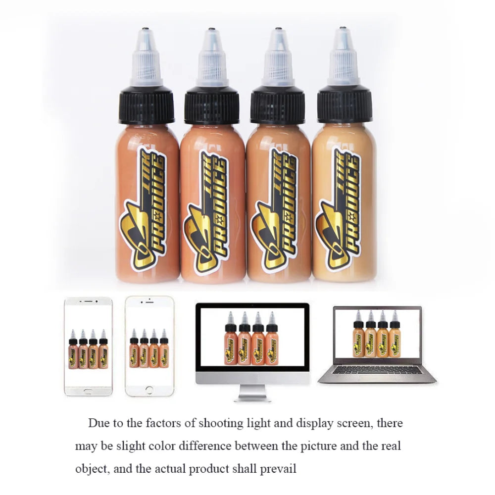 30ML Professional Tattoo Skin Covering Ink 4 Color
