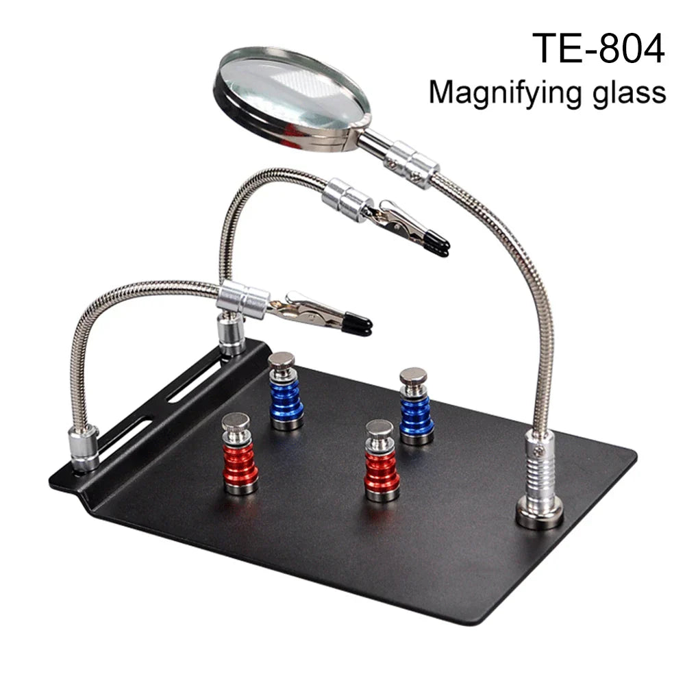 Welding Soldering Magnifier with PCB Holder Flexible Metal