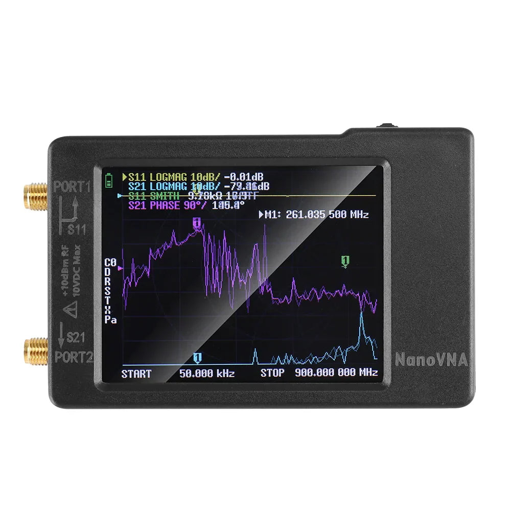 NanoVNA-H Vector Network Antenna Analyzer 10KHz-1.5GHz MF HF