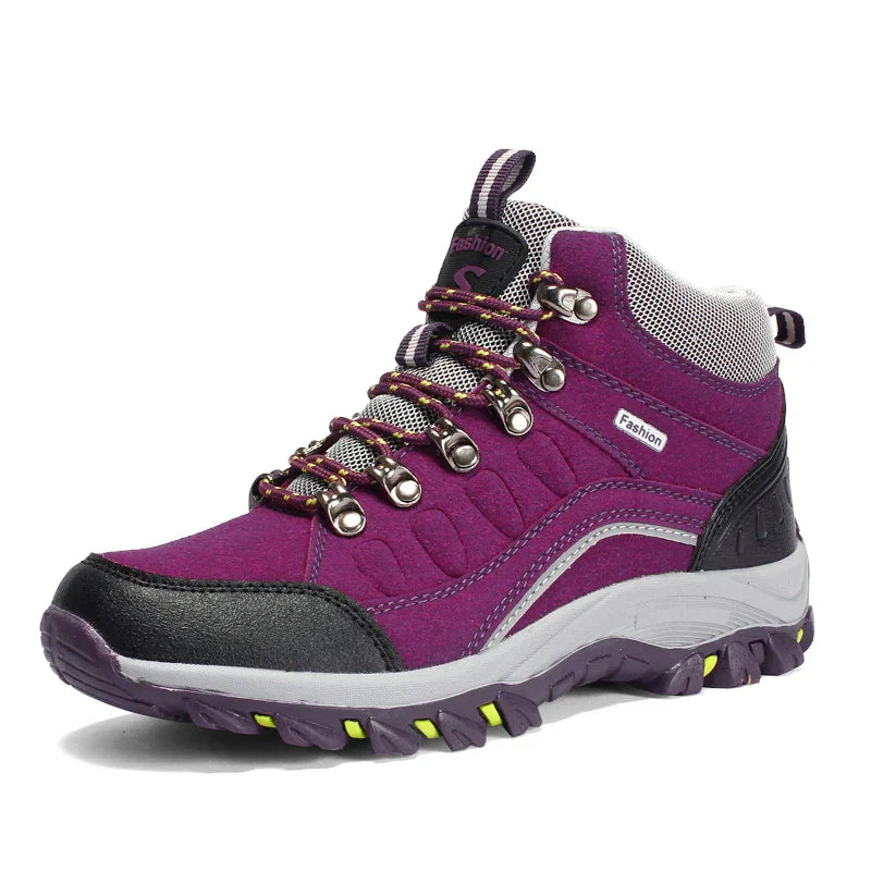 Women Hiking Waterproof Trekking Boots Winter High Top