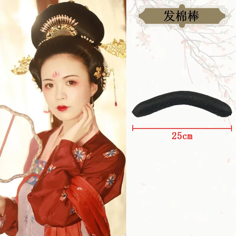 Hanfu Wig Headband Universal Cotton Rod Women Hair