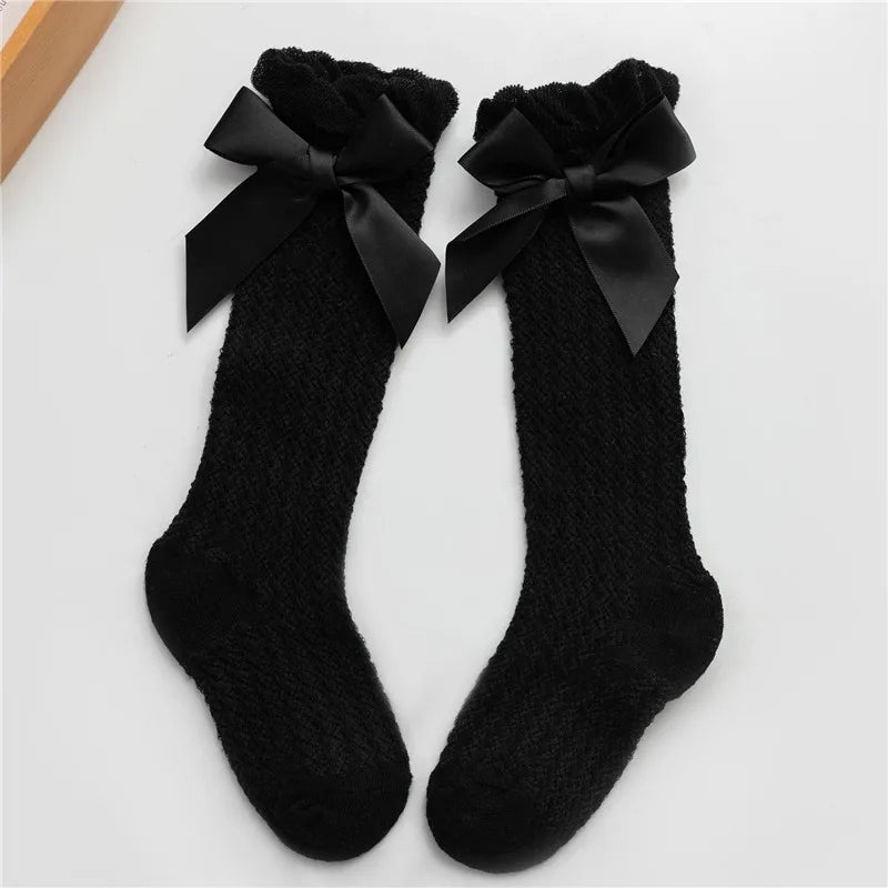 New Kids Socks Cute Bow Knot Baby Girls