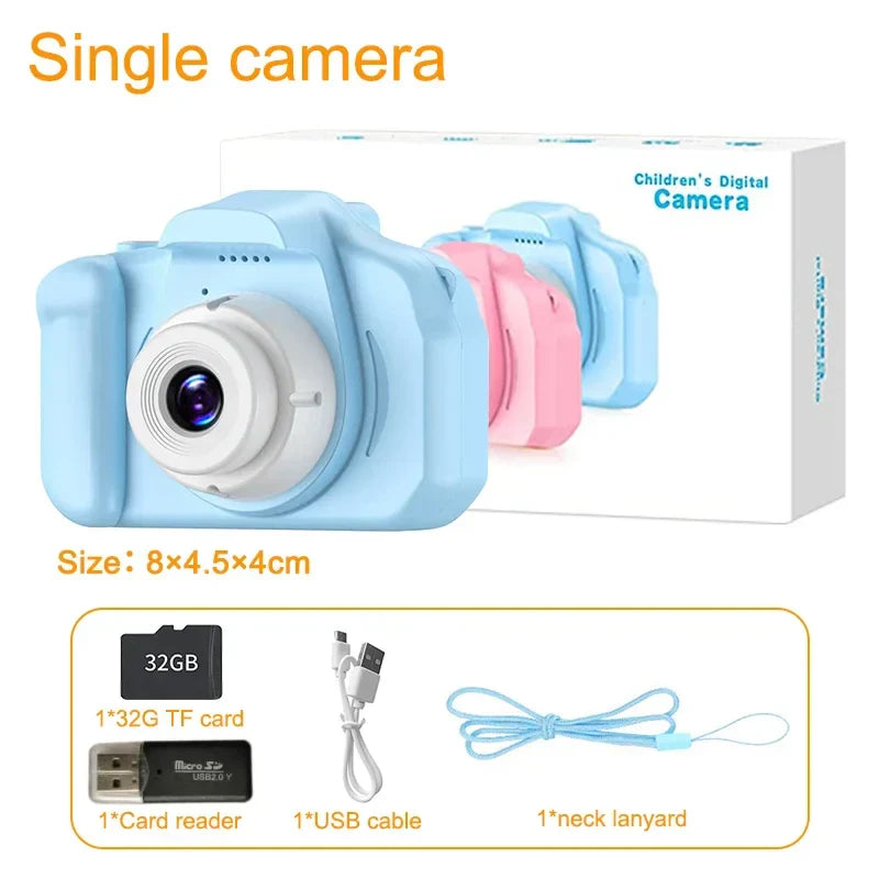 Children's Camera 2 Inch Dual Camera 1080P HD
