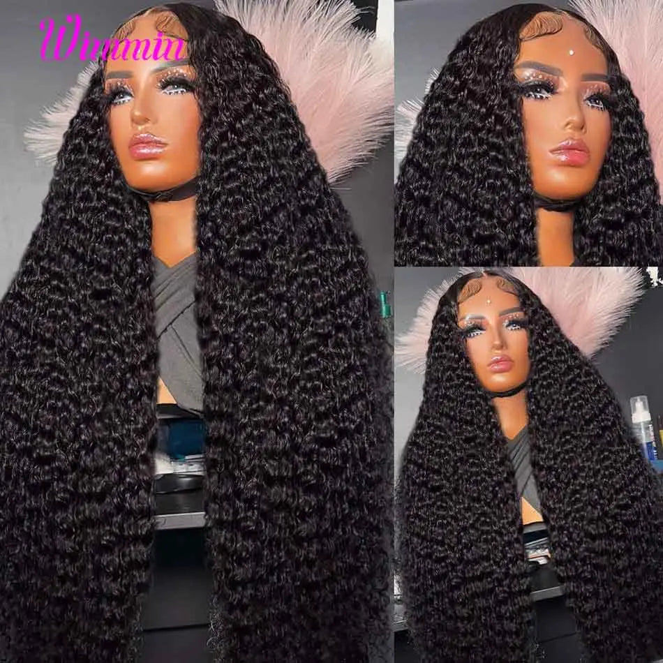 13x6 HD Lace Frontal Wigs Deep Wave Glueless
