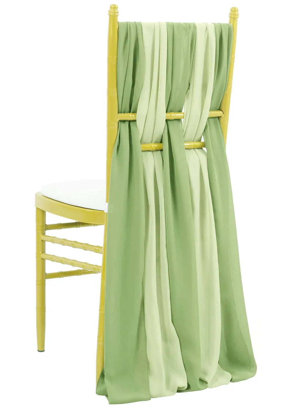 8pcs Wedding Chair Decors Chiffon Chair Sashes Wedding