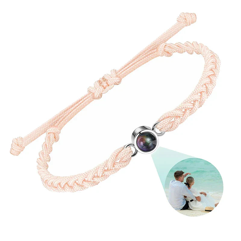 Custom Bracelets with Picture inside Customized Projection Bracelets