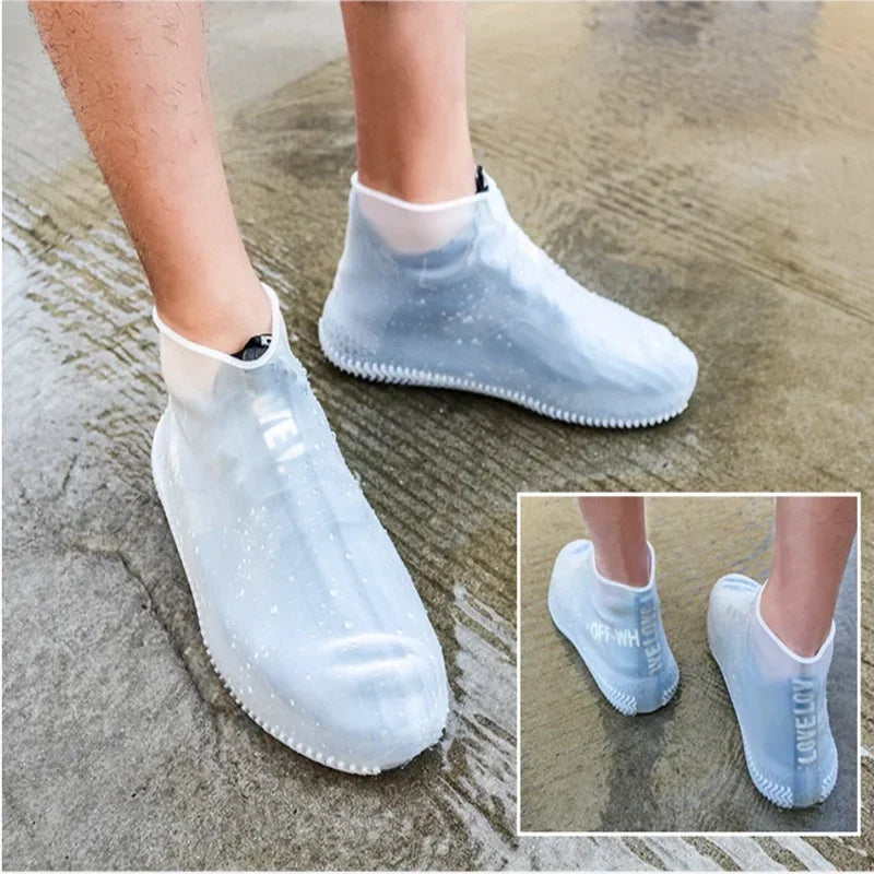 Silicone Shoes Cover Rain Waterproof Men Women Shoes