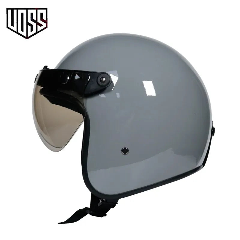 Free Shipping DOT approved retro motorcycle helmet casco 3/4 open face helmet cafe racer helmet chopper helmet capacete