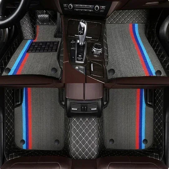 Customized Style Luxury Double Layer Car Floor Mat