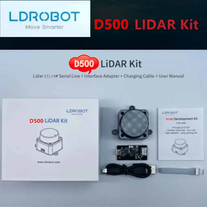 LDROBOT D500 Lidar Kit DTOF outdoor robot SLAM