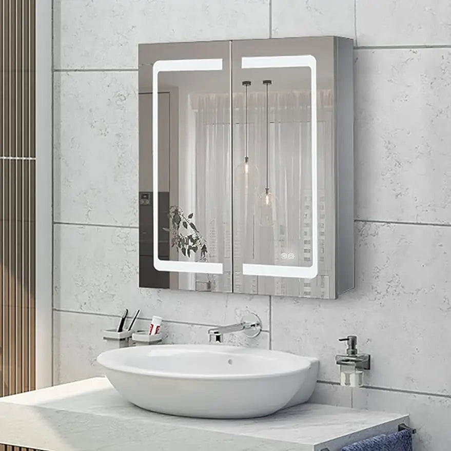 Janboe 24 Inch X 28 Inch Illuminated Led