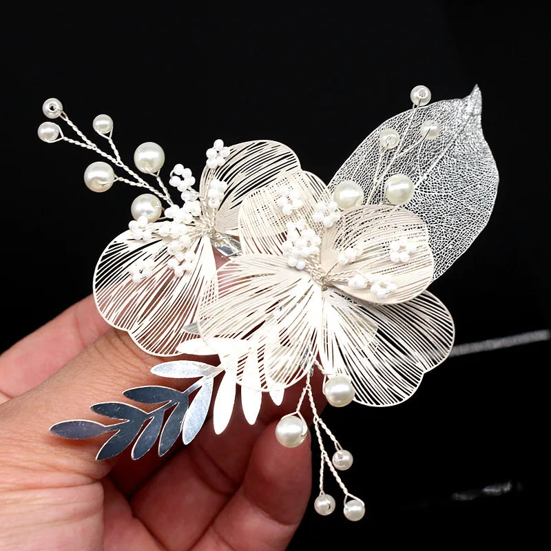 Flower Wedding Hair Accessories Hairband Bride Tiaras For