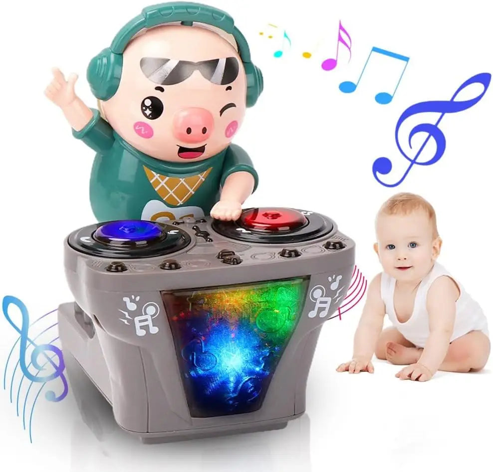 Electronic DJ Light Music Dancing Pig Toy Musical
