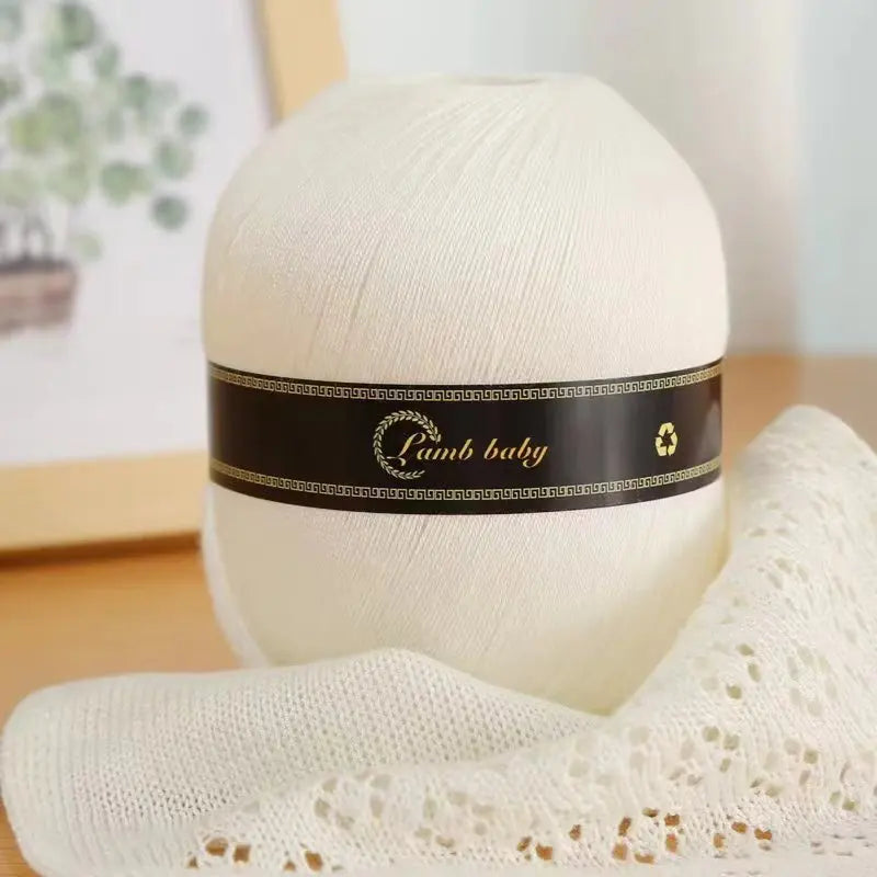 150g Solid Color Silk Cotton Yarn Soft Yarn