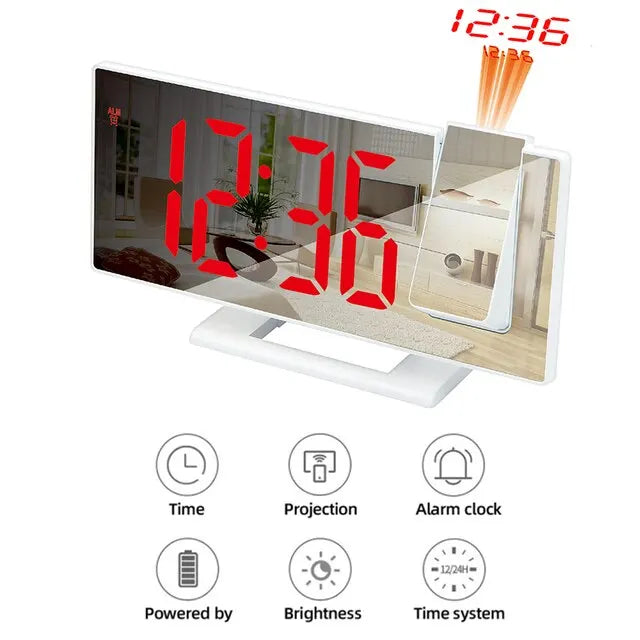 LED Digital Alarm Clock Bedroom Electric Alarm Clock