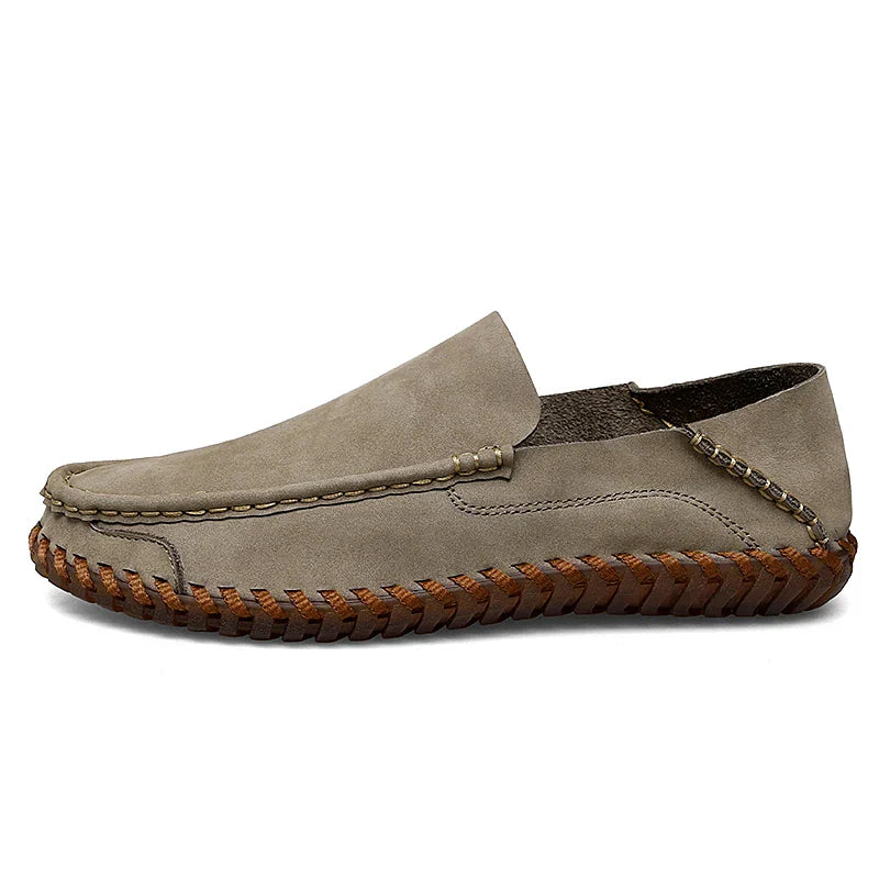 Genuine Leather Men Loafers Cow Leather Casual Shoes