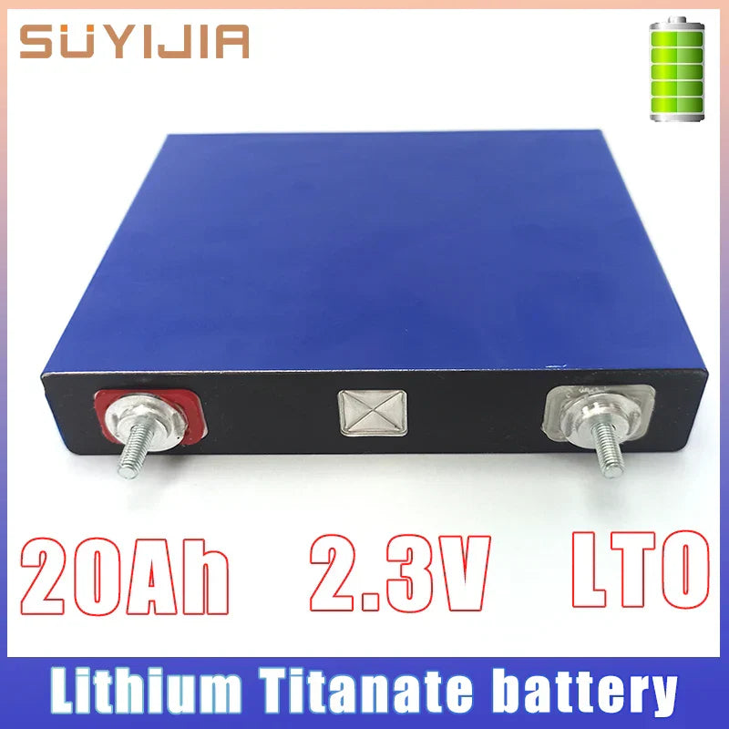 2.3V 20Ah Lithium Titanate LTO Battery Rechargeable Power
