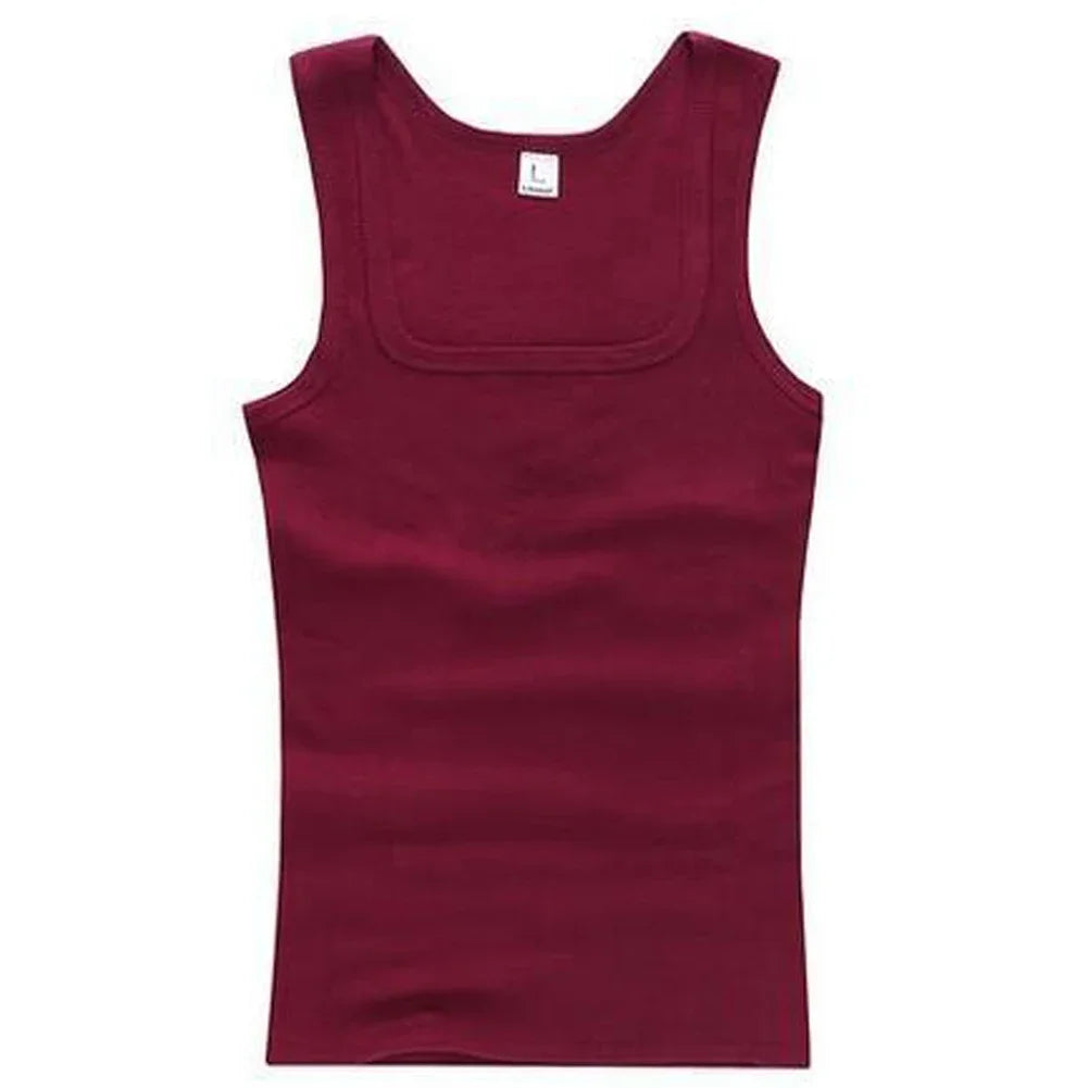 Men Muscle Vests Cotton Underwear Sleeveless Slim Tank