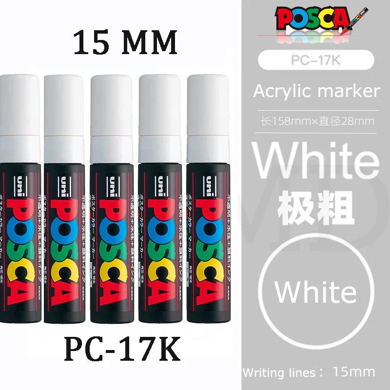 Uni Marker Pen, PC-3M Acrylic posca marcadores permanent
