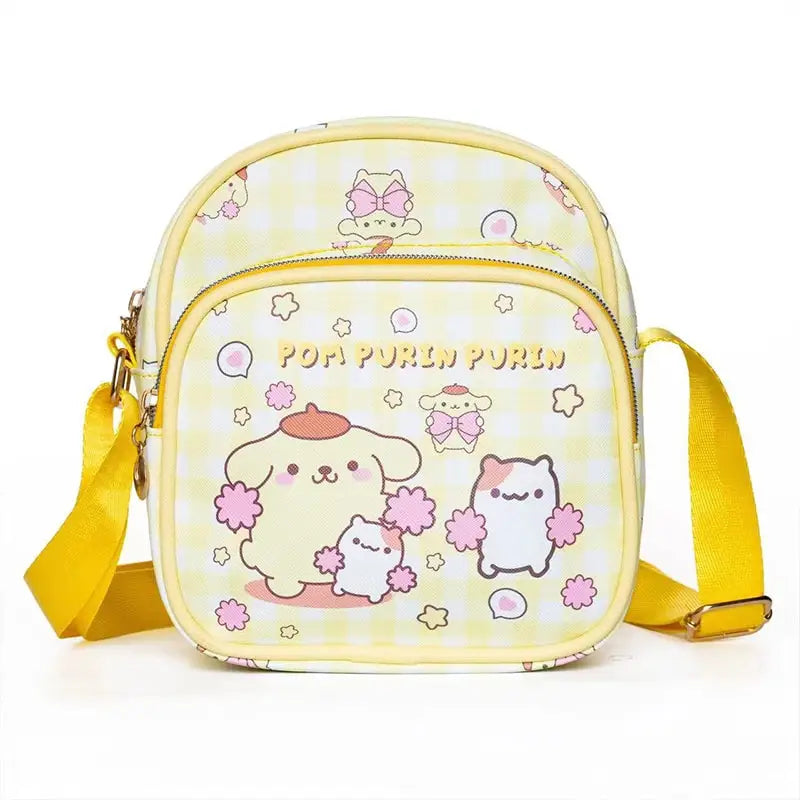 Sanrioed Cartoon Hello Kitty Melody Kulomi Messenger Bag