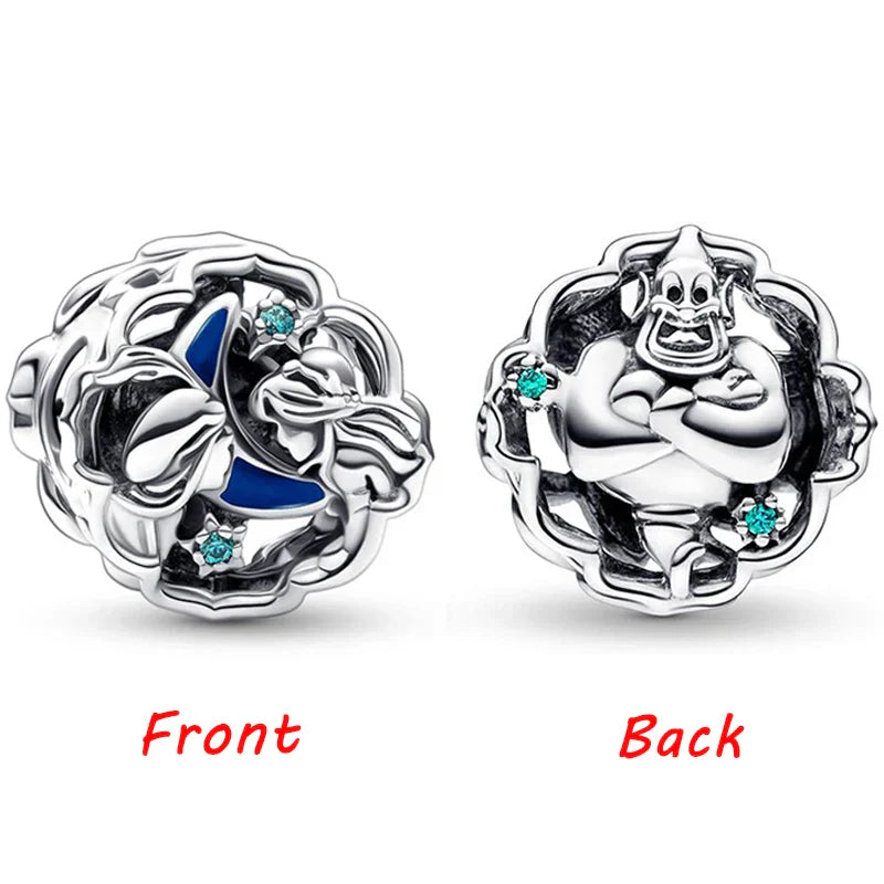 Fit Pandora Beauty and The Beast Charms Bracelet