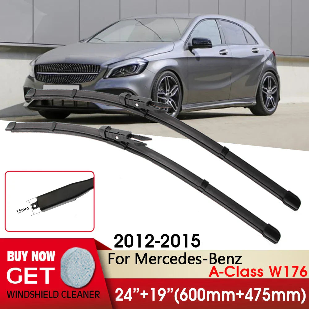 Car Wiper Front Wiper Blades 24"+19" For MercedesBenz