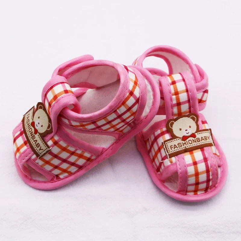 Baby Sandals Toddler Boy Girl Bear Pattern Hollow