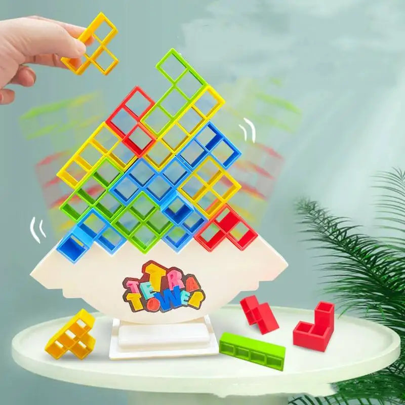 Tetra Tower Game Stacking Blocks Balance Stack Building