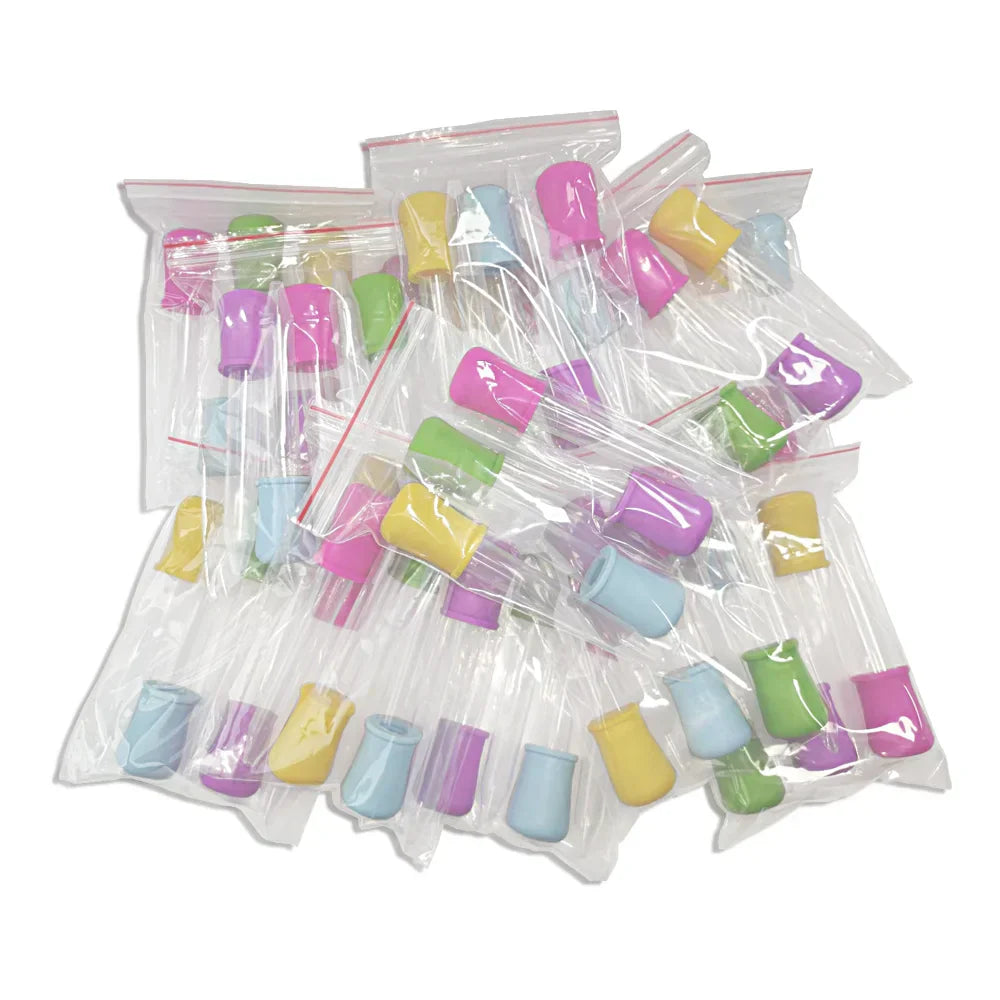 5Pcs/Set 5ML Child Baby Droppers Plastic Silicone Baby