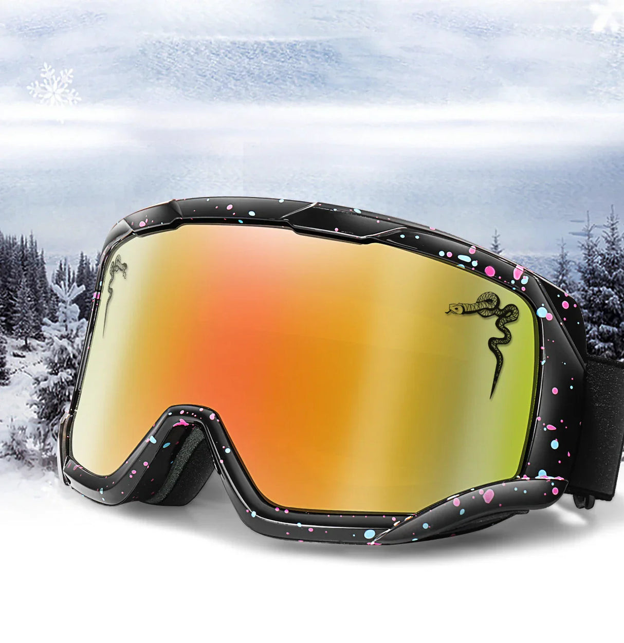 New Style Snow Goggles Double Layers Ski Snowboard