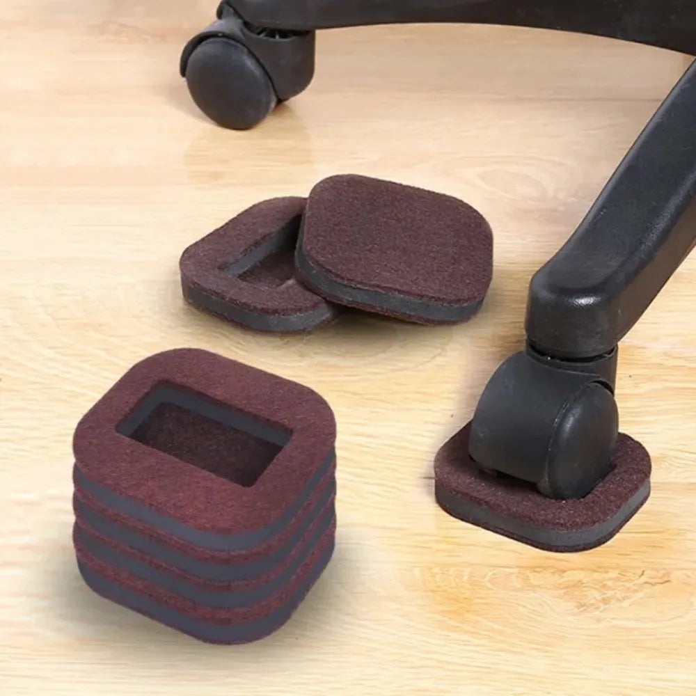 5pcs Office Chair Wheel Stopper Furniture Caster Cups