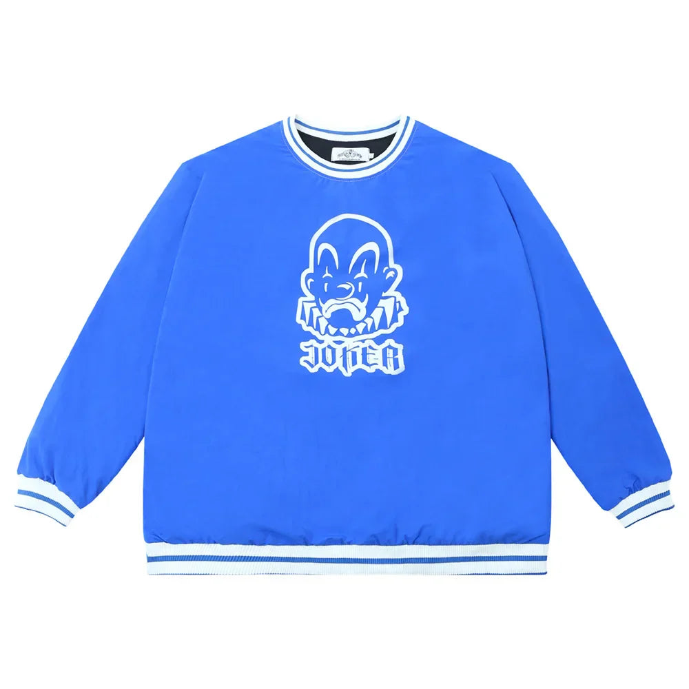 Clown Print Casual Sweatshirts Mens Autumn Winter Loose