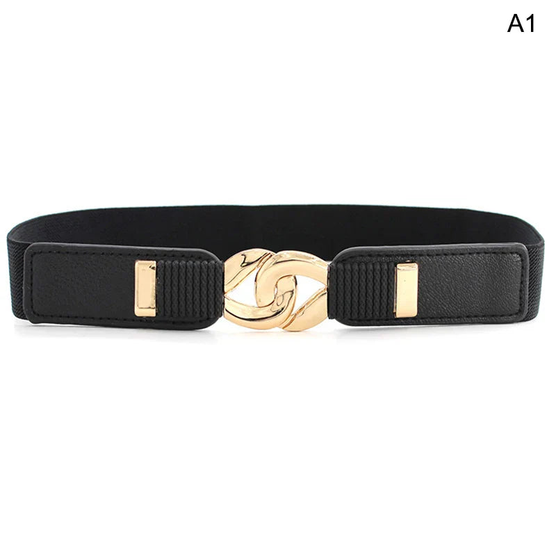 Women Bowknot Cummerbunds 1PCS Elastic Bow Wide Stretch