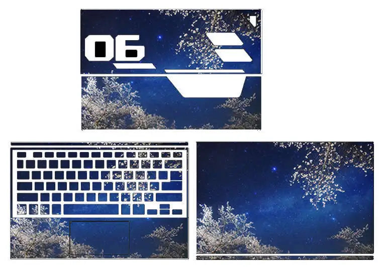 Dazzle Vinyl Laptop Special Sticker Skin Decal Protector
