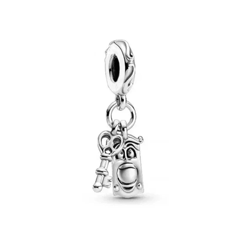 Fit Pandora Beauty and The Beast Charms Bracelet