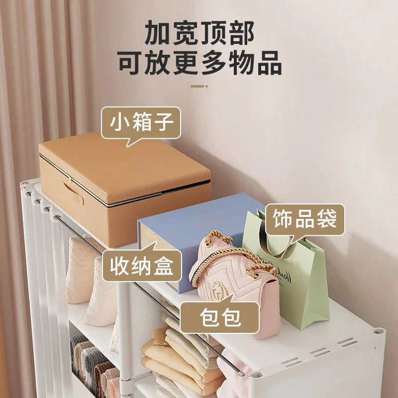 Multipurpose Dustproof Wardrobe for Household, Simple Assembly Storage