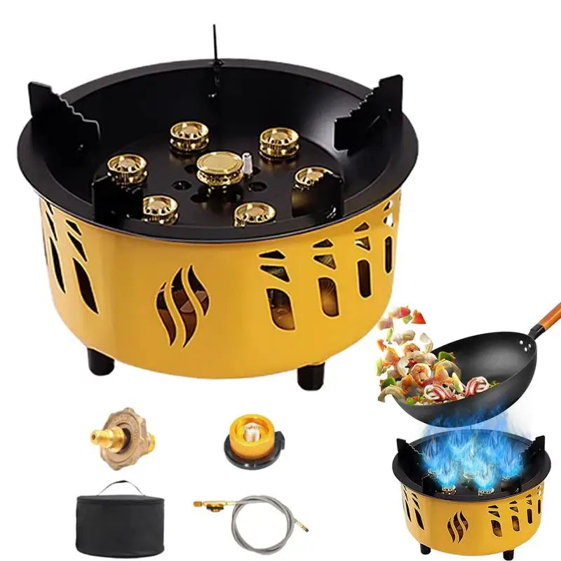 Portable Camping Stoves Burner Windproof Gas Stove Outdoor