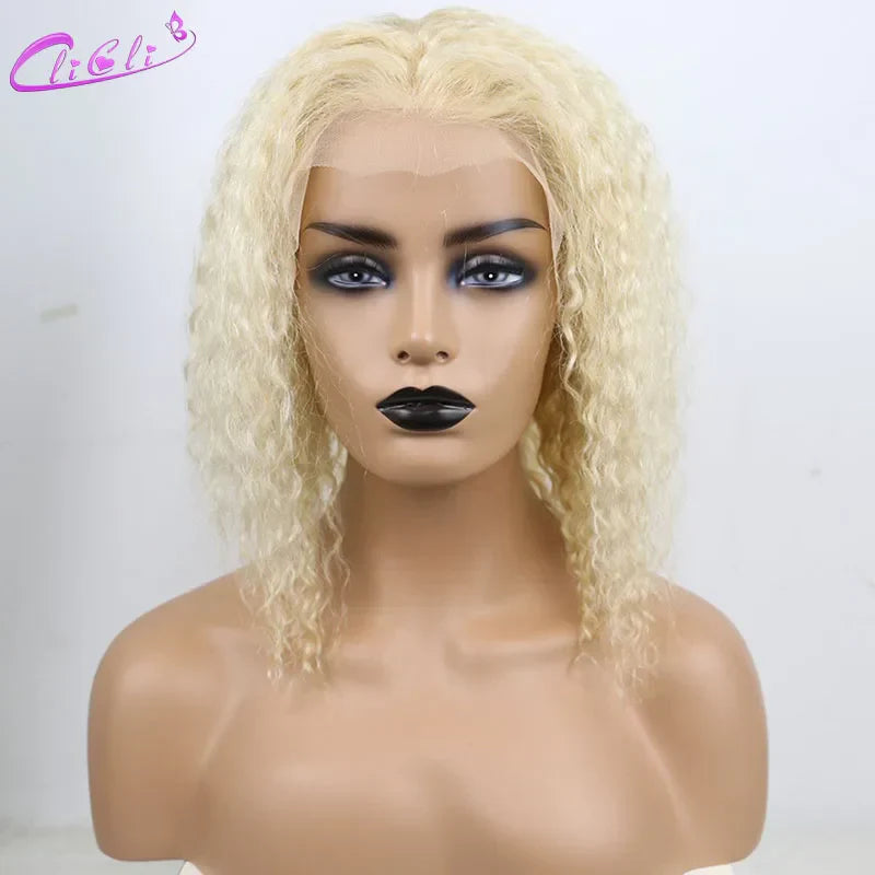 CliCli 613 Blonde Short Water Wave Bob Wig