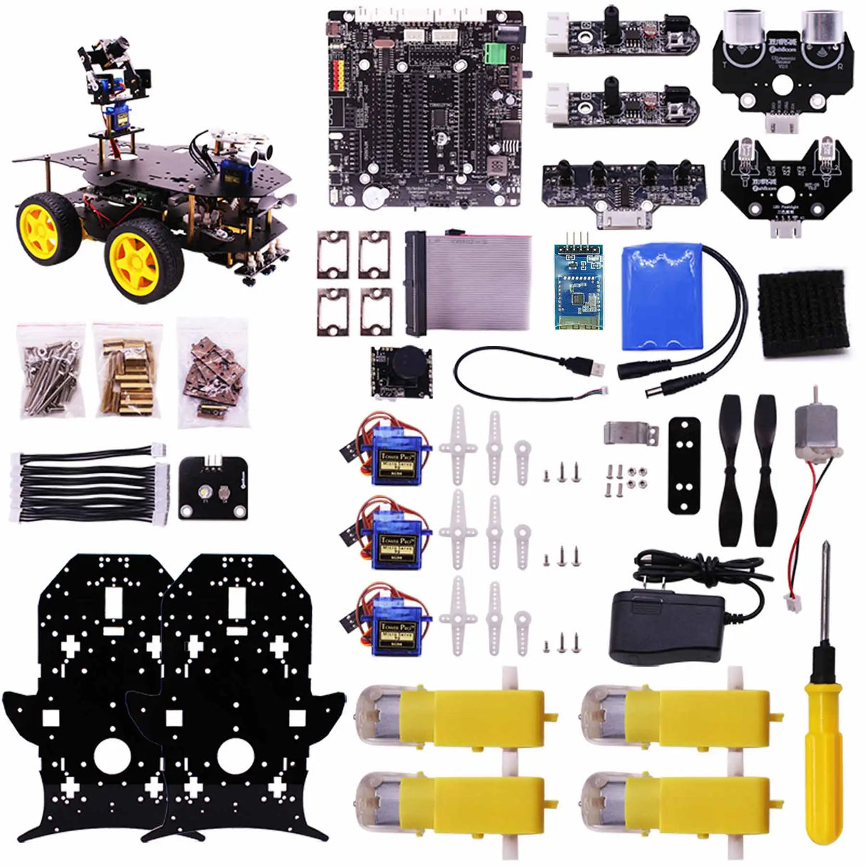 4WD Smart Robot Car Automation Kit For Raspberry