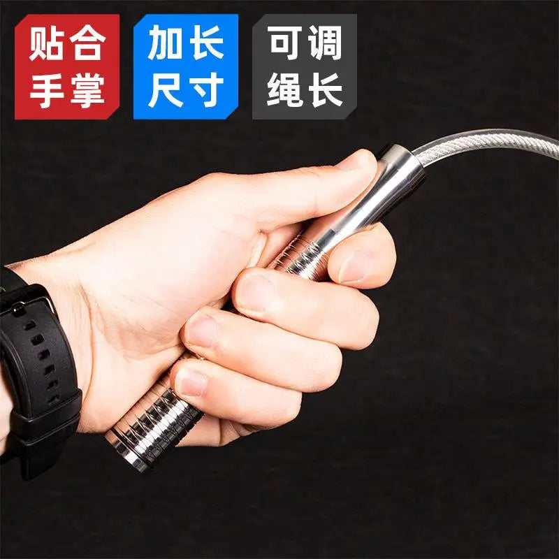 Adjustable Length Adult Steel Wire Skipping Rope for